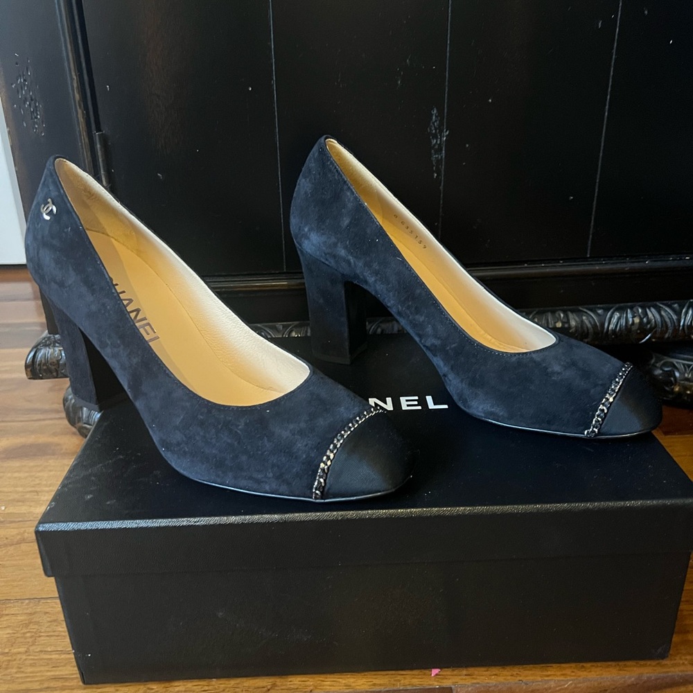 Chanel Suede Heels
